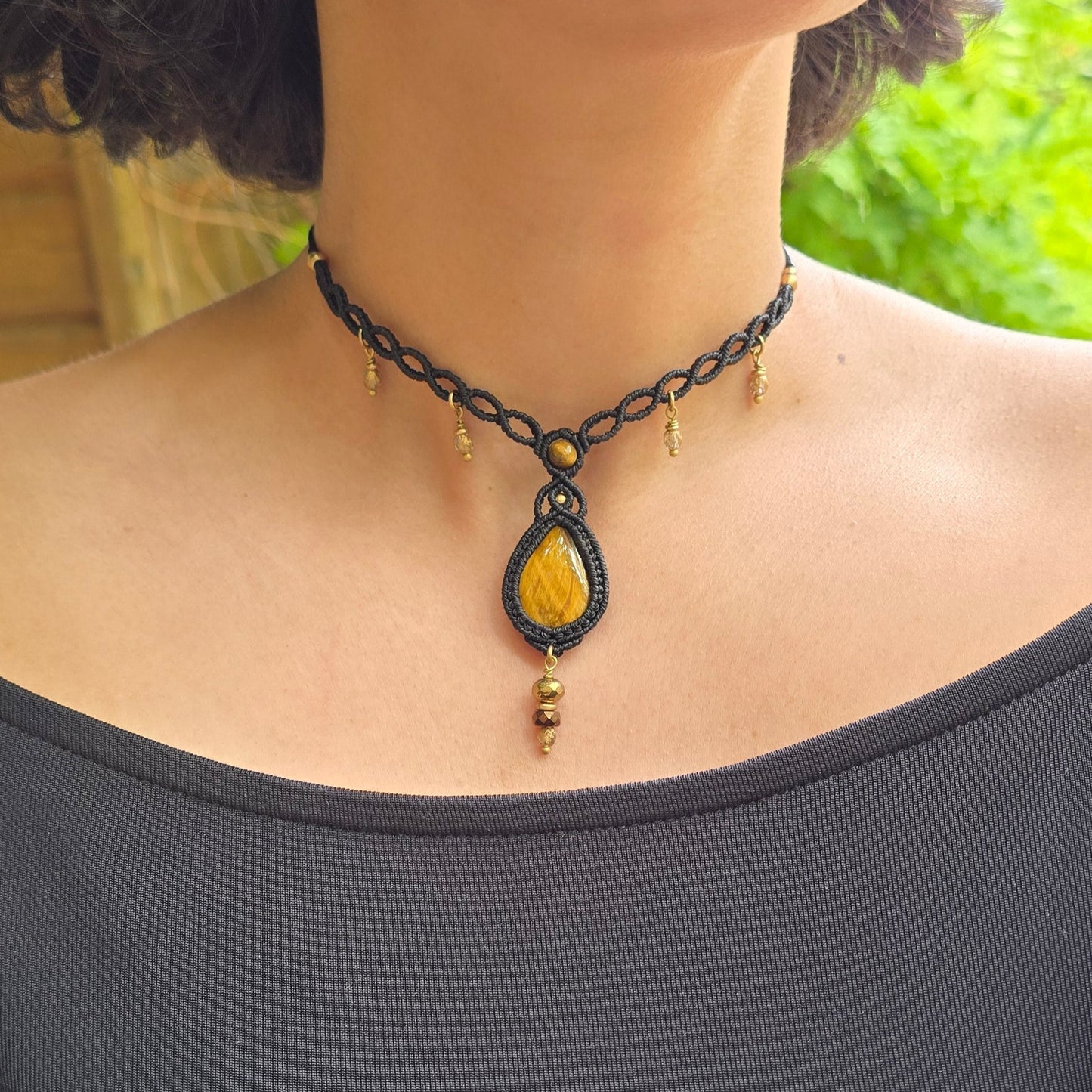 Collier oeil de tigre