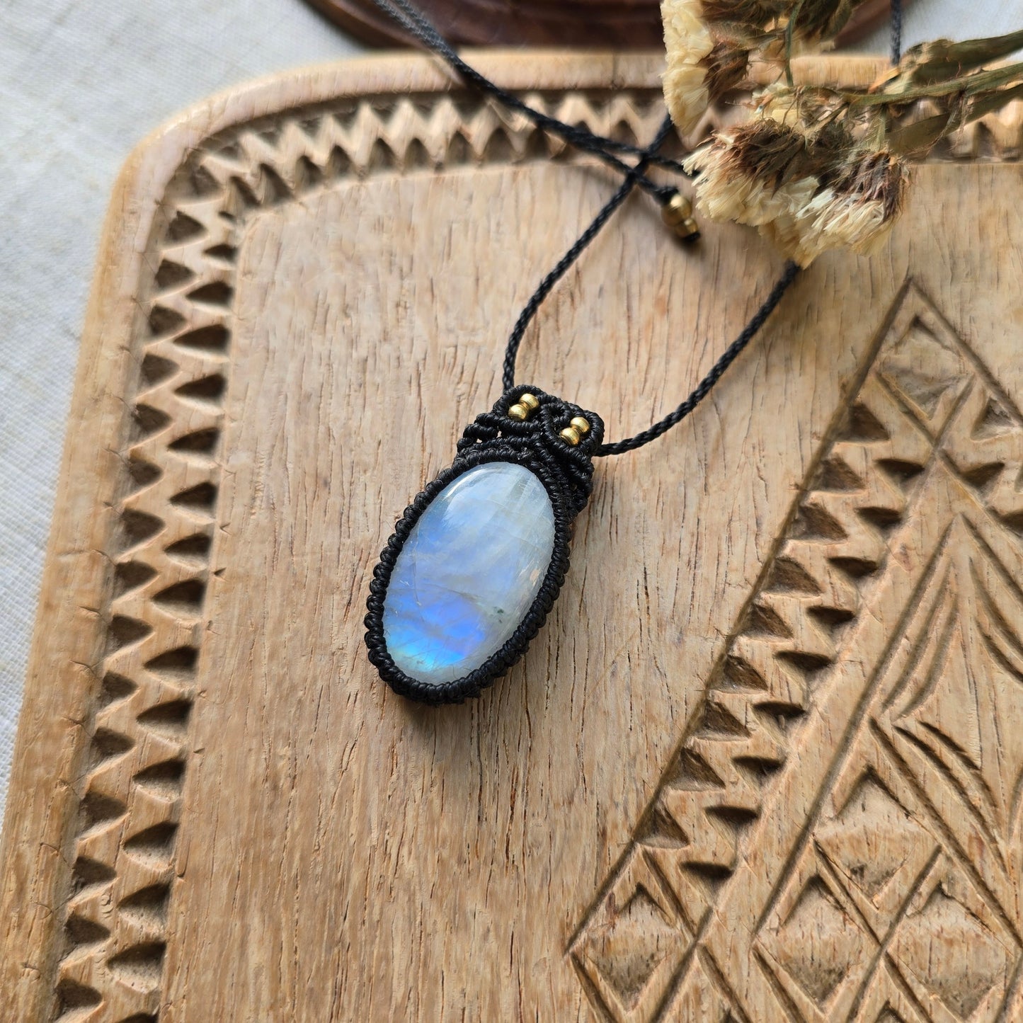 Collier pierre de lune