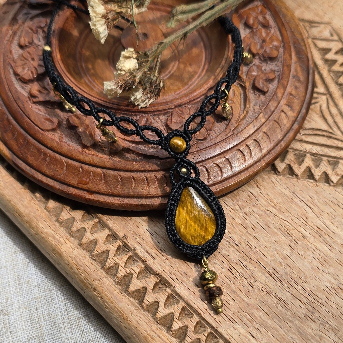 Collier oeil de tigre