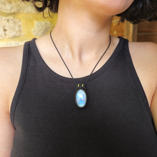 Collier pierre de lune