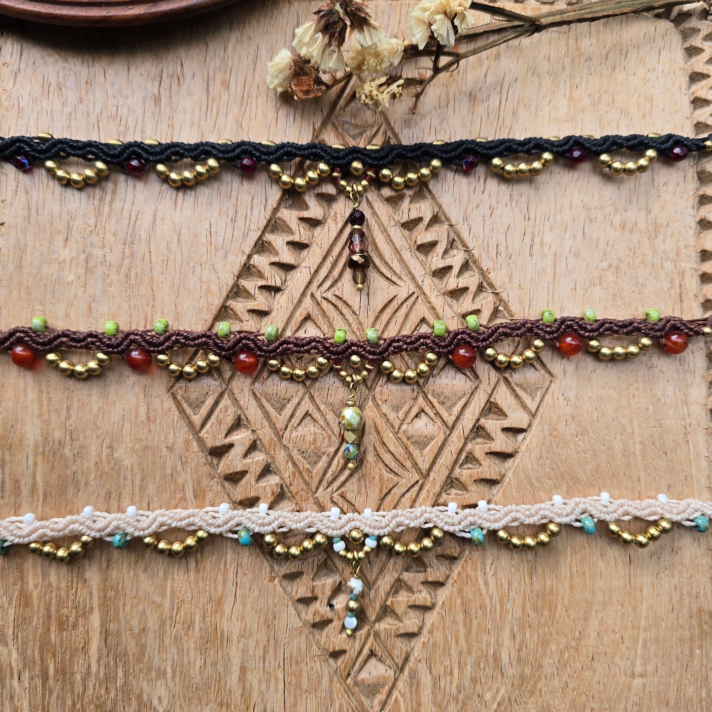 Collier choker (ou diadème)