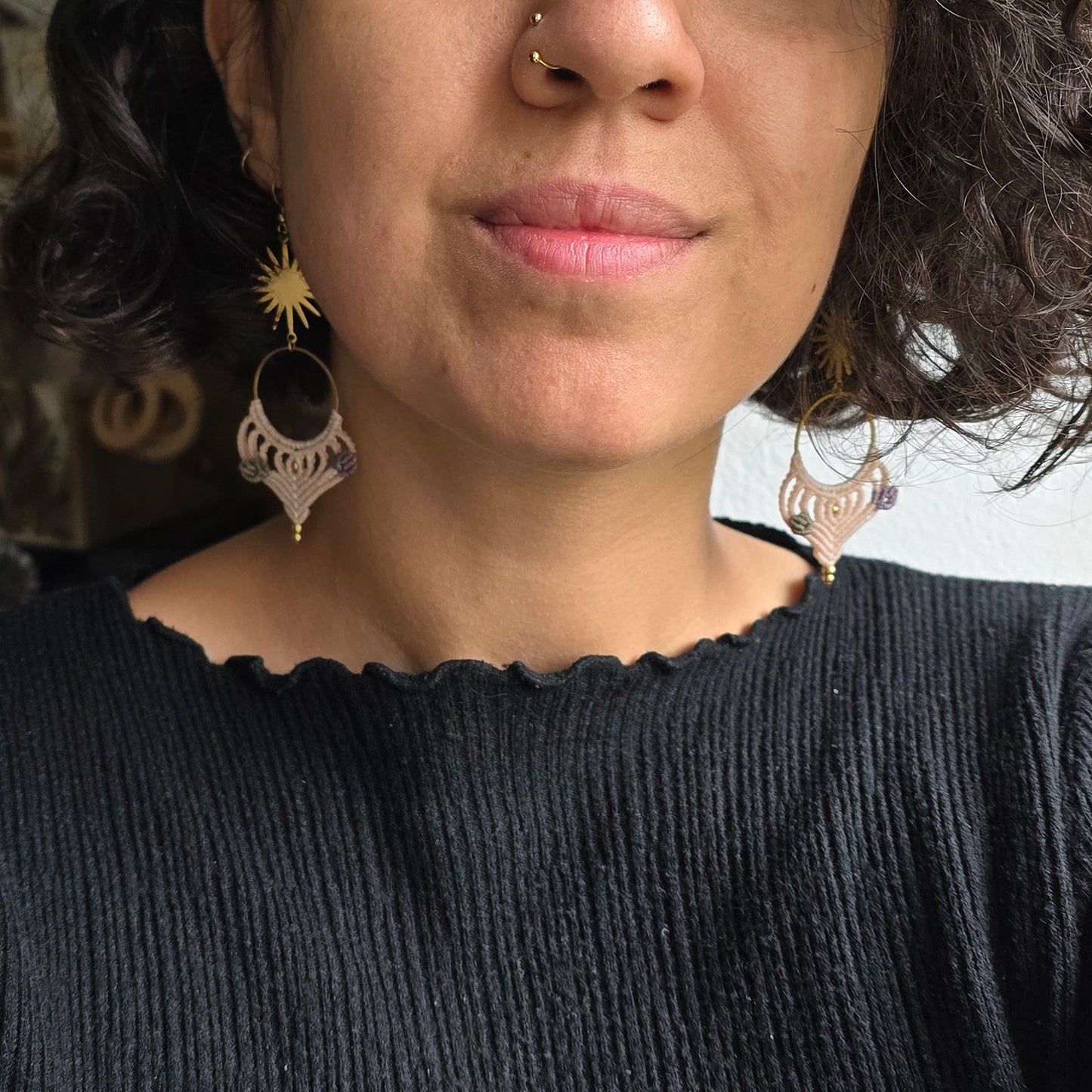 Boucles d'oreilles feuilles