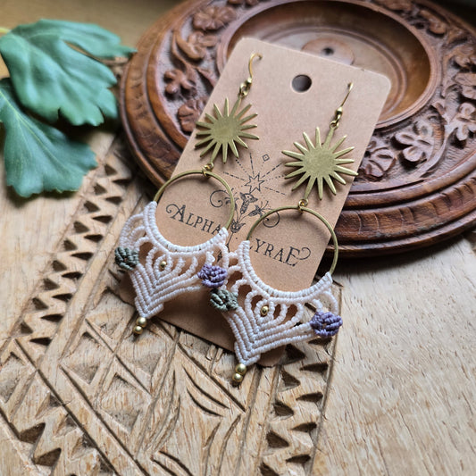 Boucles d'oreilles feuilles