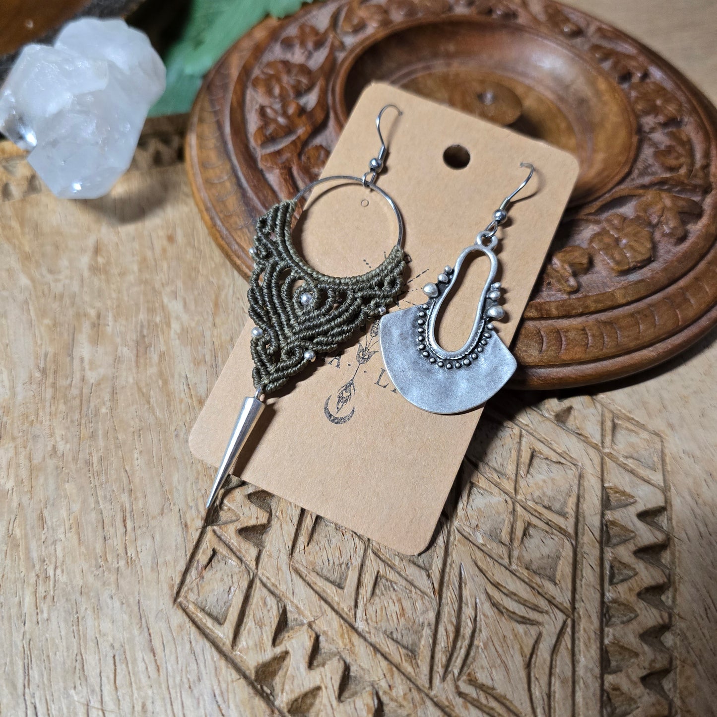 Boucles d'oreilles ethniques